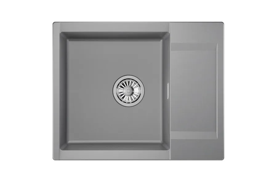 ES-6202, АЛЮМИНИУМ, кухонная мойка, кварц, ESTETICA