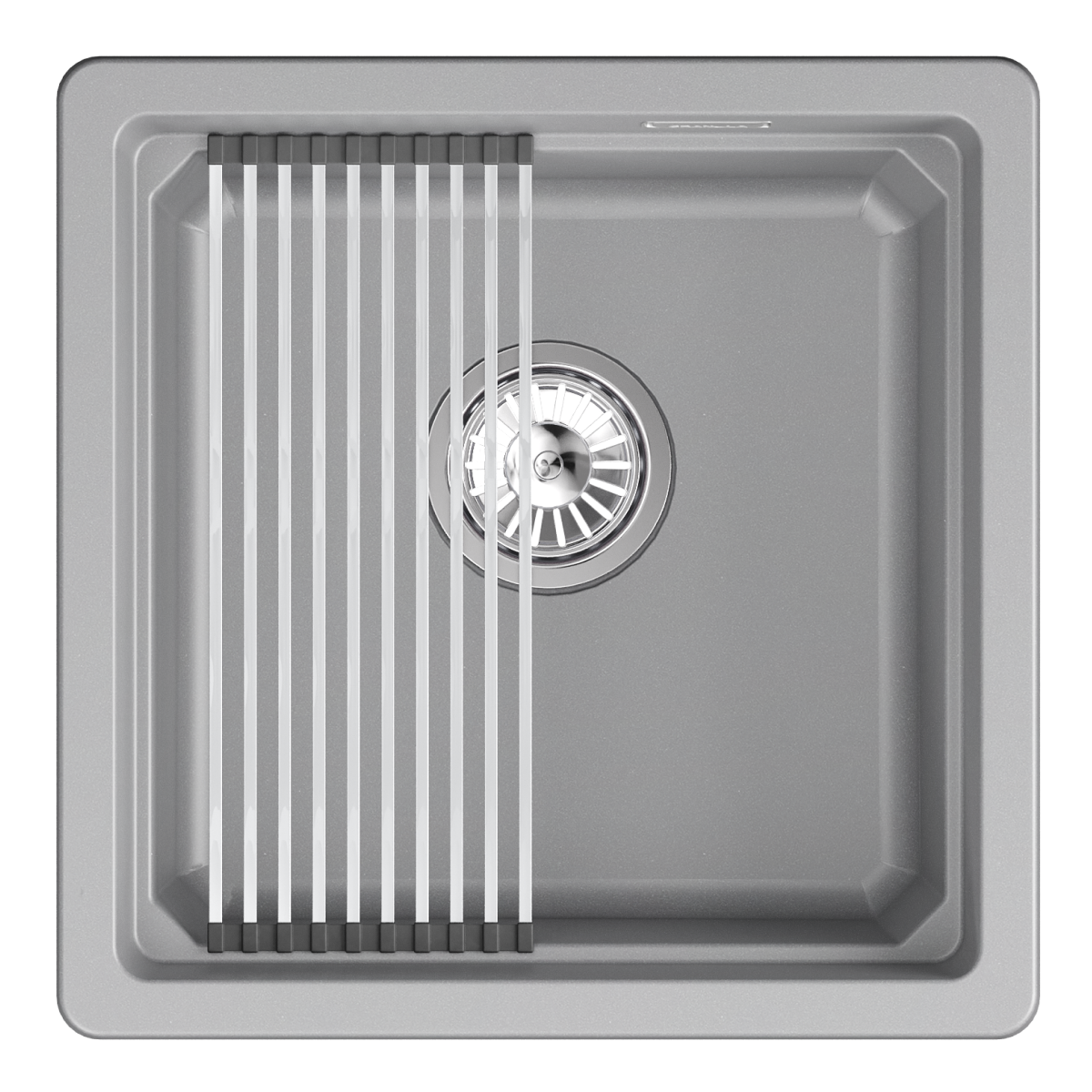KS-4501iU, АЛЮМИНИУМ, кухонная мойка, кварц